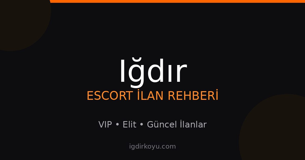 Iğdır Escort website preview